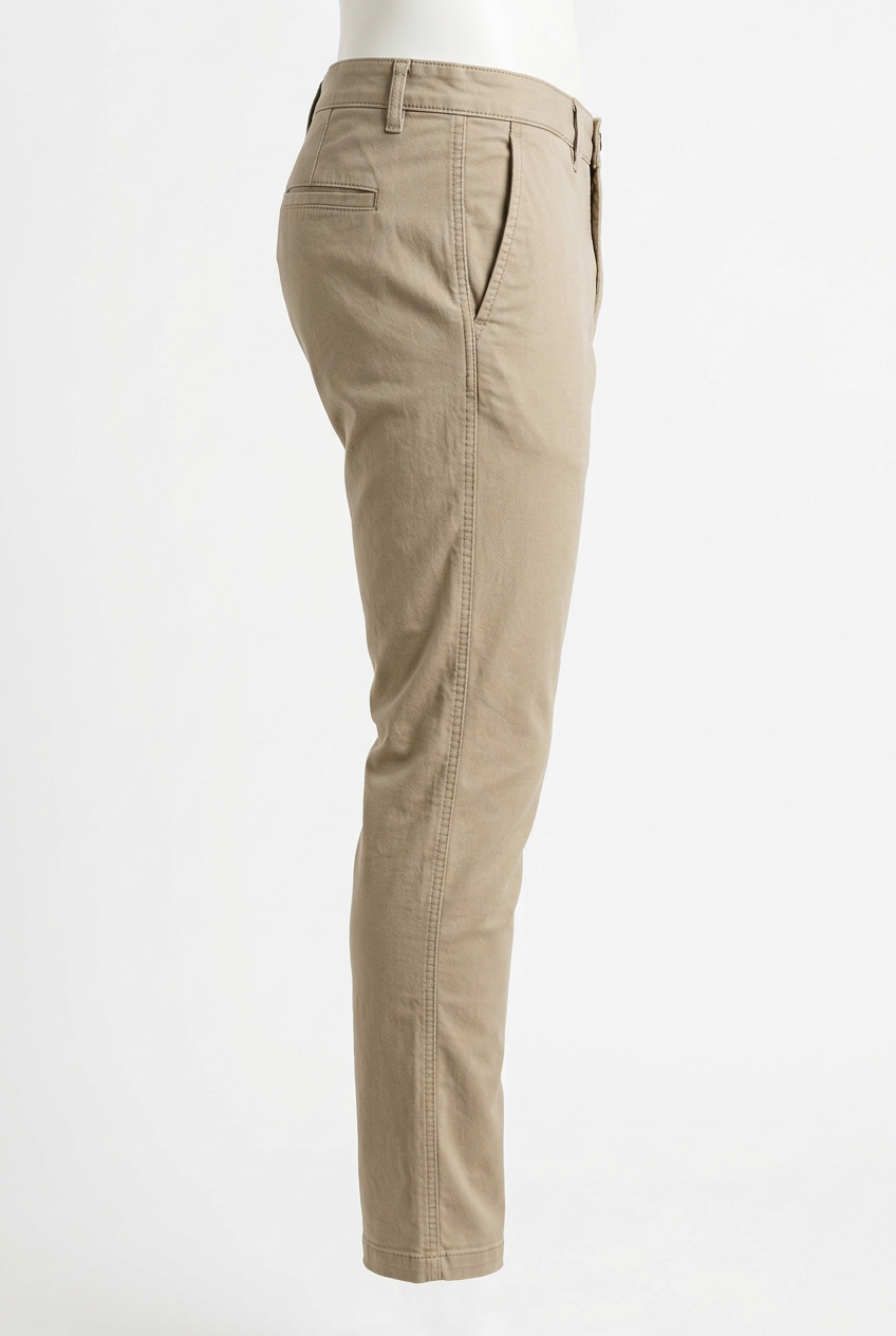 Men's casual pants side view